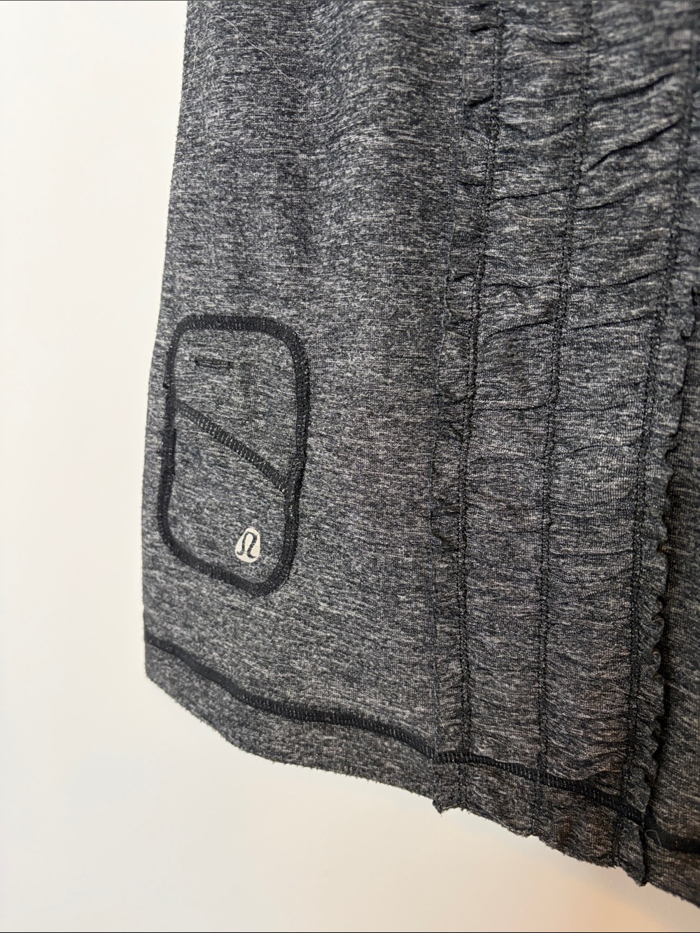 2 for $25 lululemon athletica Dark Heather Gray Sleeveless Tank - Picture 2 of 5
